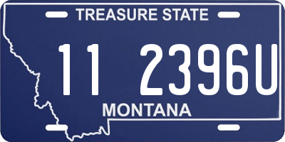 MT license plate 112396U