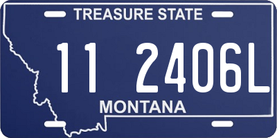 MT license plate 112406L