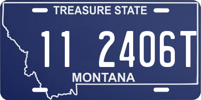 MT license plate 112406T