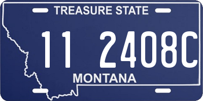 MT license plate 112408C