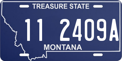MT license plate 112409A