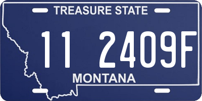 MT license plate 112409F