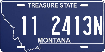 MT license plate 112413N