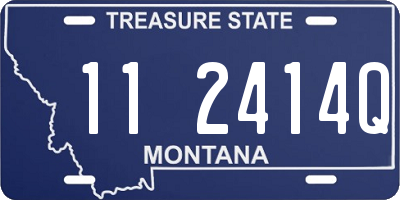 MT license plate 112414Q