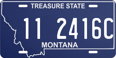 MT license plate 112416C