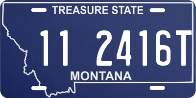 MT license plate 112416T