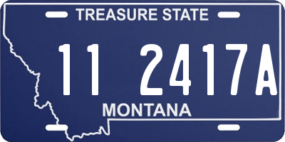 MT license plate 112417A