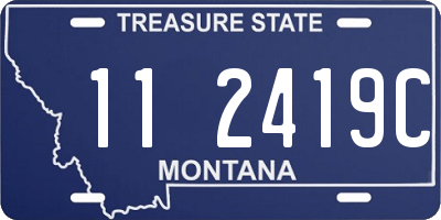 MT license plate 112419C