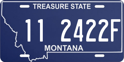 MT license plate 112422F