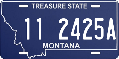 MT license plate 112425A