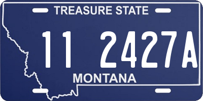 MT license plate 112427A