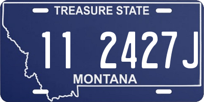 MT license plate 112427J