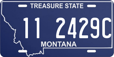 MT license plate 112429C