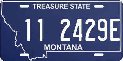 MT license plate 112429E