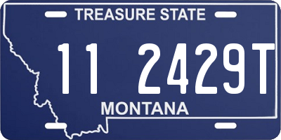 MT license plate 112429T