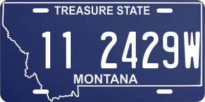 MT license plate 112429W