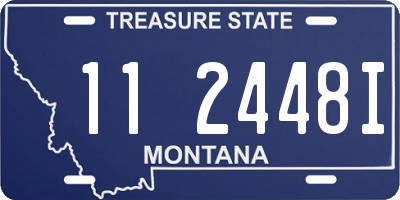 MT license plate 112448I