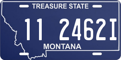 MT license plate 112462I