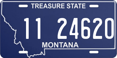 MT license plate 112462O