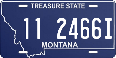 MT license plate 112466I