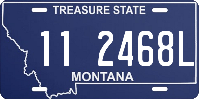 MT license plate 112468L