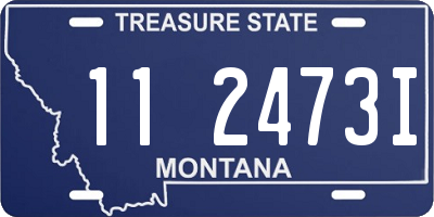 MT license plate 112473I