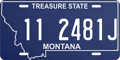 MT license plate 112481J