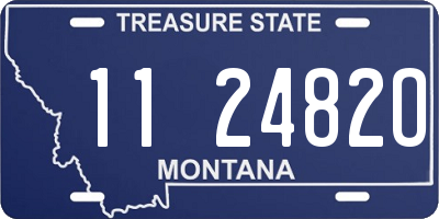 MT license plate 112482O