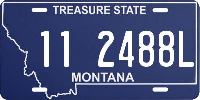 MT license plate 112488L