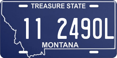 MT license plate 112490L