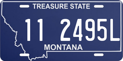 MT license plate 112495L