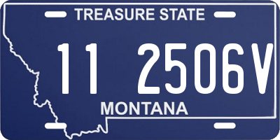 MT license plate 112506V