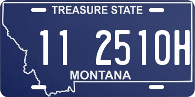 MT license plate 112510H