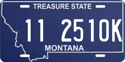 MT license plate 112510K