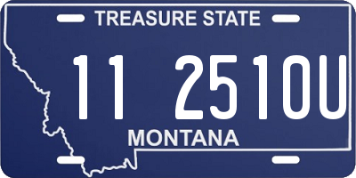 MT license plate 112510U