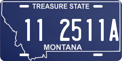 MT license plate 112511A