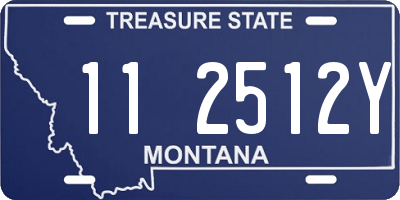 MT license plate 112512Y