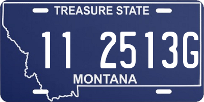 MT license plate 112513G