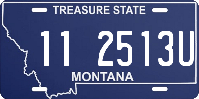 MT license plate 112513U