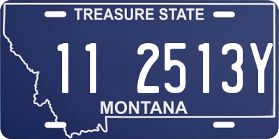 MT license plate 112513Y