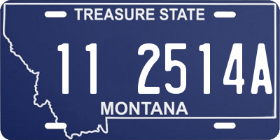 MT license plate 112514A