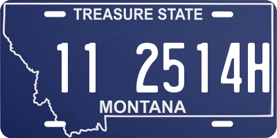 MT license plate 112514H