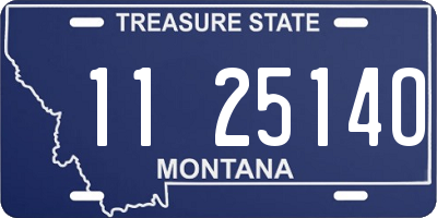 MT license plate 112514O