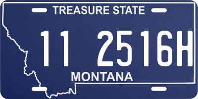 MT license plate 112516H