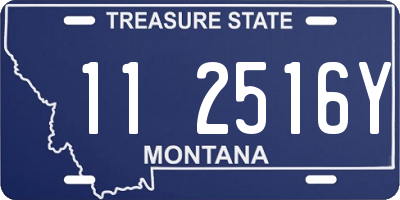 MT license plate 112516Y