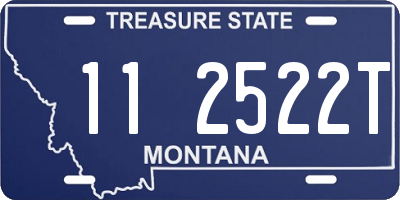 MT license plate 112522T