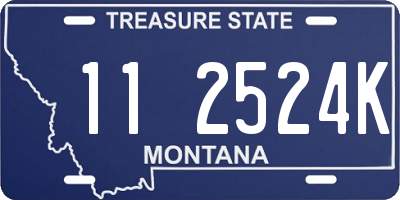 MT license plate 112524K