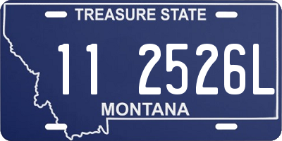 MT license plate 112526L