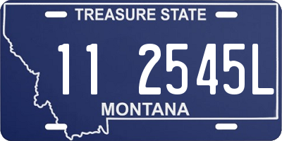 MT license plate 112545L