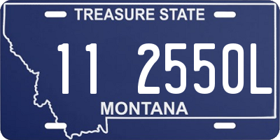 MT license plate 112550L